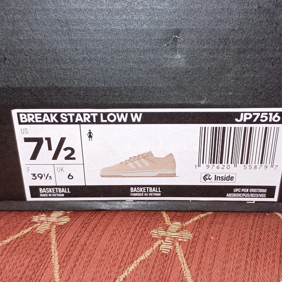 Adidas Break Start Low Women's Cream Sneakers - Picture 11 of 11